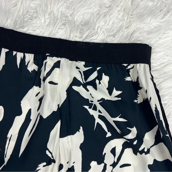 NWOT FUZZI Floral-print Crepe Track Pants Black Women’s 10 Designer - Picture 12 of 12